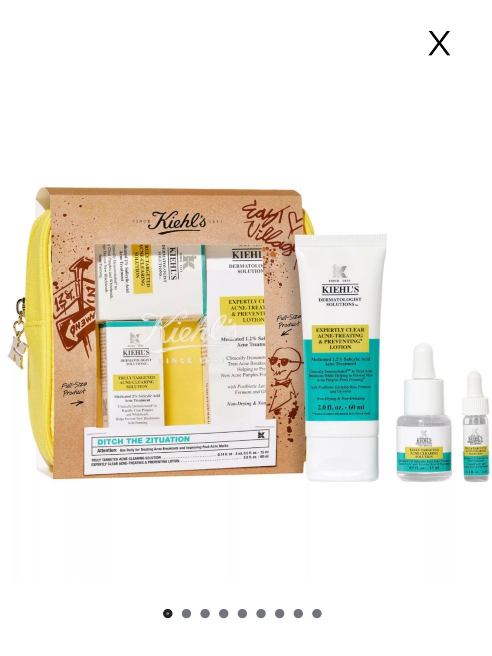 Kiehl's Since 1851 Ditch The Zituation Gift Set for Acne-Prone Skin